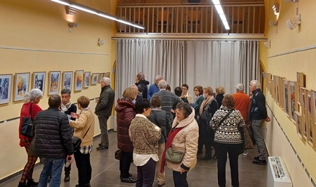 Inauguració exposició aquarel·les